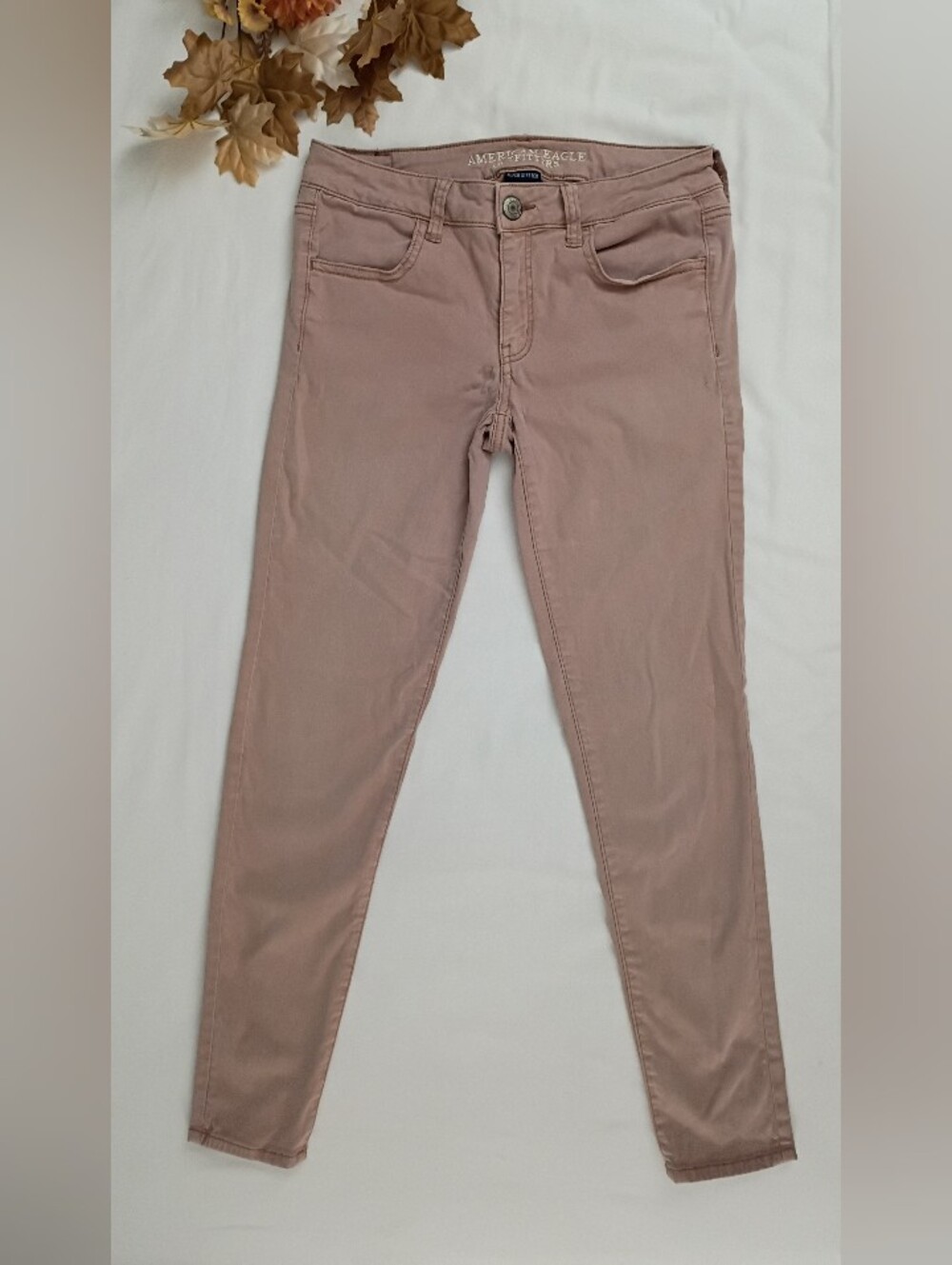 American Eagle Outfitters Vintage Mauve Skinny Jeans for Women